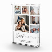 祖父母スクリプト孫フォトコラージュ フォトブロック (右)