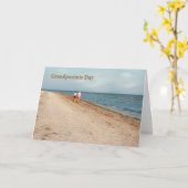 祖父母デイカード、ビーチ名勝 カード (黄色い花)