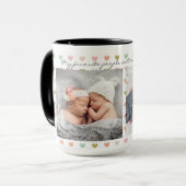 祖父母パーソナライズされた用コーヒーカップ マグカップ (正面左)