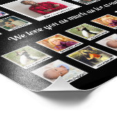 祖父母ファミリーレトロフォトモンタージュ フォトプリント            (角)