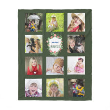 祖父母フォトコラージュ孫の緑