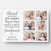 祖父母フォトコラージュ フォトプラーク (正面)