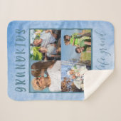 祖父母ブルーの写真集 シェルパブランケット (正面(横))
