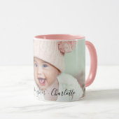 祖父母ベビー写真第1祖孫 マグカップ (正面右)