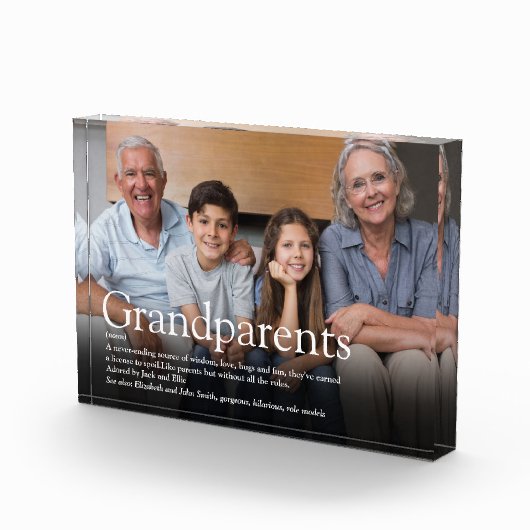 祖父母モダンおもしろい引用文定義 フォトブロック (右)