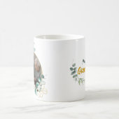 祖父母写真ユーカリリースコーヒーマグ コーヒーマグカップ (中央)