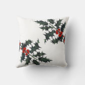 祖父母初めてのクリスマスホリー クッション (裏面)