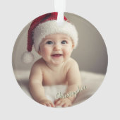 祖父母初めてのクリスマス形見めでたい オーナメント (裏面)