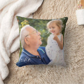 祖父母孫フォトピローララブスクリプト クッション (ブランケット)
