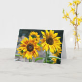 祖父母日の挨拶状 カード (黄色い花)