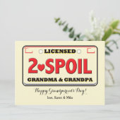 祖父母日カードをだめにするために認可される カード (スタンド正面)