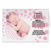 祖父母素晴らしの新しい孫娘を祝う (正面横)