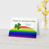 祖父母素晴らしのHappy St. Patrick's Day カード (黄色い花)