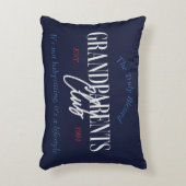 祖父母航海のクラブライフスタイルだおもしろい アクセントクッション (正面(垂直))