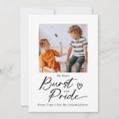 祖父母誇りを持った心温まる孫の瞬間 シーズンカード (正面)