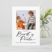 祖父母誇りを持った心温まる孫の瞬間 シーズンカード (スタンド正面)