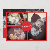 祖父母3ファミリーホリデーカード シーズンカード (正面/裏面)