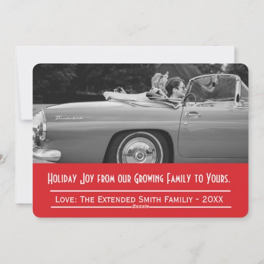 祖父母3ファミリーホリデーカード シーズンカード (裏面)