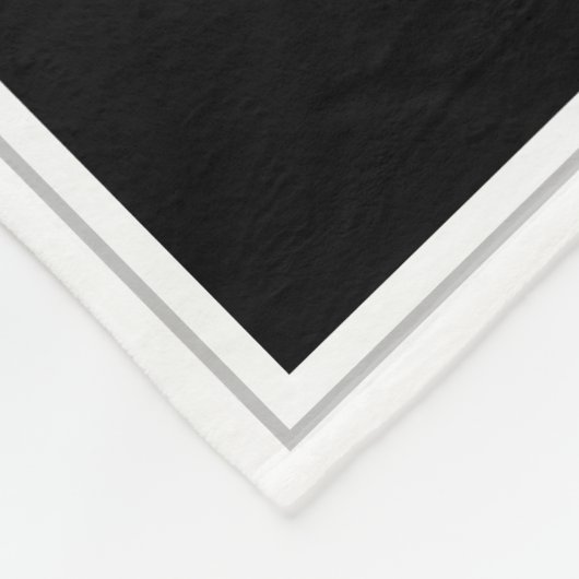 祖父母6の写真のコラージュのパーソナライズな黒 フリースブランケット (角)