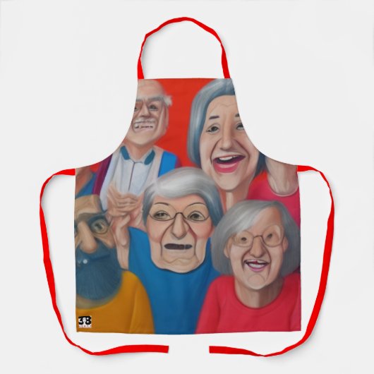 祖父母 エプロン (正面)