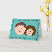 祖父母 カード (黄色い花)