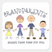 祖父母 スクエアシール (正面)