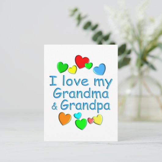 祖父母 ポストカード (スタンド正面)