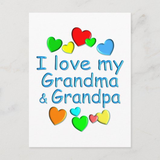 祖父母 ポストカード (正面)