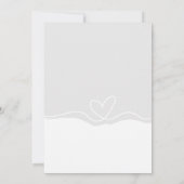 祖父母 妊娠発表 超音波写真 招待状 (裏面)