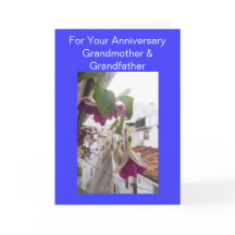 祖父母 結婚記念日 カード 花