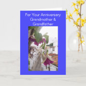 祖父母 結婚記念日 カード 花 (黄色い花)