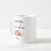 祖父母Est 2023おばあちゃんマグカップに昇格 コーヒーマグカップ (正面左)