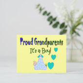 祖父誇りを持った母「男の子よ」 ポストカード (スタンド正面)