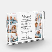 祖父賛美母引用文6写真コラージュ フォトブロック (左)