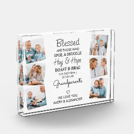 祖父賛美母引用文6写真コラージュ フォトブロック