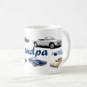 祖父車のマグ コーヒーマグカップ (正面右)