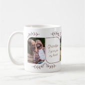 祖父3縦写真愛語植物学 コーヒーマグカップ (左)