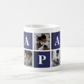 祖父5フォトコラージパマグカップ コーヒーマグカップ (中央)