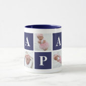 祖父5フォトコラージパマグカップ マグカップ (中央)