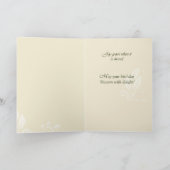 祖父95誕生日ひまわり カード (内部)