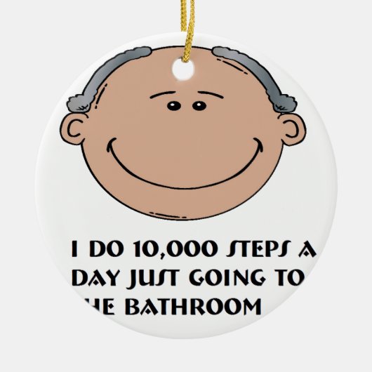 祖父 セラミックオーナメント (正面)