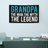 祖父、人、神話、伝説 横断幕 (トレードショー)