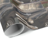 祖父、古く、黒いChevyのギフト用包装紙。 ラッピングペーパー (ロールコーナー)