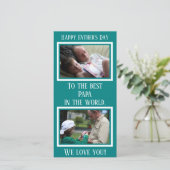 祖父 |父の日 |写真カスタムティール(緑がかった色) (スタンド正面)