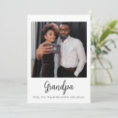 祖父 私を花嫁の列まで歩いてくれますか 父親 招待状 (スタンド正面)