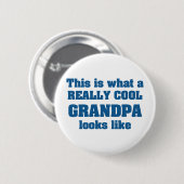 祖父 缶バッジ (正面&裏面)