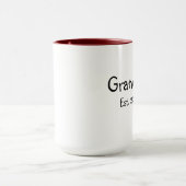 祖父- 2017年確立される- 15のozのコーヒー・マグ マグカップ (中央)