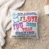 祖父I愛クッキーより多く! クッション (ブランケット)