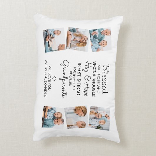 祖賛美父母引用文写真校 アクセントクッション (裏面(縦))