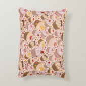 祝いのカップケーキからのパターン アクセントクッション (裏面(縦))